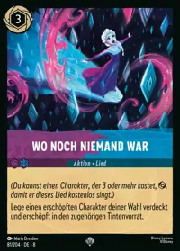 Wo noch niemand war 081 – Domäne von Dschafar, Lorcana-Karte Deutsch