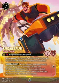 Randale Ralph - Großer Gauner 206/204 – Domäne von Dschafar, Lorcana-Karte Deutsch