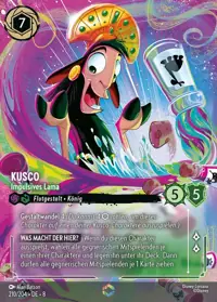 Kusco - Impulsives Lama 210/204 – Domäne von Dschafar, Lorcana-Karte Deutsch
