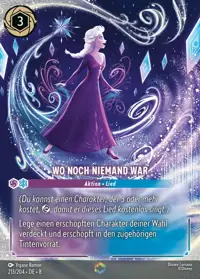 Wo noch niemand war 213/204 – Domäne von Dschafar, Lorcana-Karte Deutsch