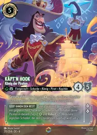 Käpt'n Hook - König der Piraten 215/204 – Domäne von Dschafar, Lorcana-Karte Deutsch