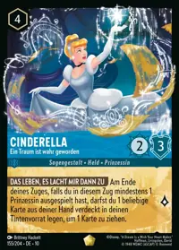 Cinderella - Ein Traum ist wahr geworden 155 – Geflüster aus der Tiefe, Lorcana-Karte Deutsch