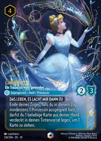 Cinderella - Ein Traum ist wahr geworden 236/204 – Geflüster aus der Tiefe, Lorcana-Karte Deutsch