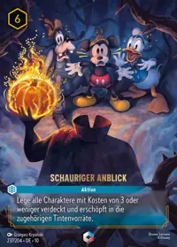 Schauriger Anblick 237/204 – Geflüster aus der Tiefe, Lorcana-Karte Deutsch
