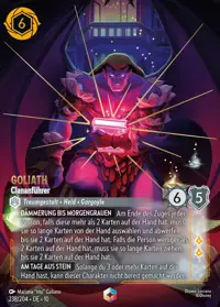 Goliath - Clananführer 238/204 – Geflüster aus der Tiefe, Lorcana-Karte Deutsch