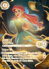 Arielle - Ätherische Stimme 241/204 – Geflüster aus der Tiefe, Lorcana-Karte Deutsch