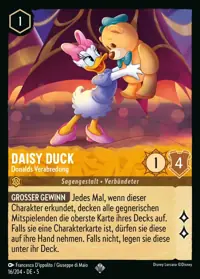 Daisy Duck - Donalds Verabredung 016 – Himmelsleuchten, Lorcana-Karte Deutsch