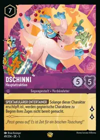 Dschinni - Hauptattraktion 049 – Himmelsleuchten, Lorcana-Karte Deutsch