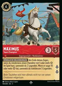 Maximus - Team Champion 105 – Himmelsleuchten, Lorcana-Karte Deutsch