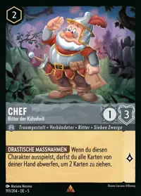 Chef - Ritter der Kühnheit 193 – Himmelsleuchten, Lorcana-Karte Deutsch