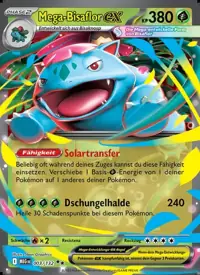 Mega-Bisaflor-ex 003/132 – Mega-Entwicklung (MEG), Pokémon-Karte Deutsch