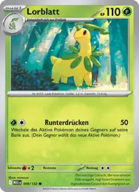 Lorblatt 009/132 – Mega-Entwicklung (MEG), Pokémon-Karte Deutsch