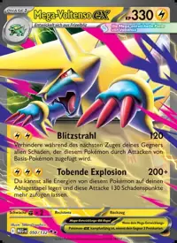 Mega Voltenso-ex 050/132 – Mega-Entwicklung (MEG), Pokémon-Karte Deutsch