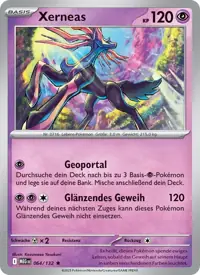 Xerneas 064/132 – Mega-Entwicklung (MEG), Pokémon-Karte Deutsch