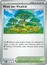 Wald der Vitalität 117/132 – Mega-Entwicklung (MEG), Pokémon-Karte Deutsch