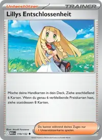 Lillys Entschlossenheit 119/132 – Mega-Entwicklung (MEG), Pokémon-Karte Deutsch