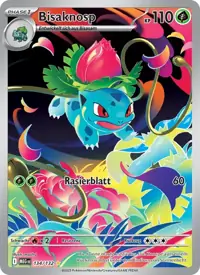 Bisaknosp 134/132 – Mega-Entwicklung (MEG), Pokémon-Karte Deutsch