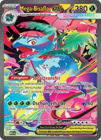 Mega-Bisaflor-ex 177/132 – Mega-Entwicklung (MEG), Pokémon-Karte Deutsch