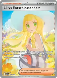 Lillys Entschlossenheit 184/132 – Mega-Entwicklung (MEG), Pokémon-Karte Deutsch
