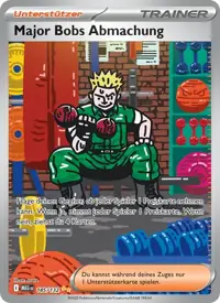 Major Bobs Abmachung 185/132 – Mega-Entwicklung (MEG), Pokémon-Karte Deutsch