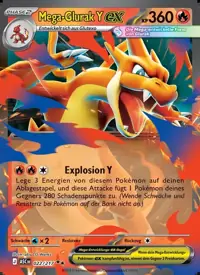 Mega-Glurak Y-ex 022/217 – Erhabene Helden (ASC), Pokémon-Karte Deutsch