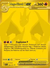 Mega-Glurak Y-ex 294/217 – Erhabene Helden (ASC), Pokémon-Karte Deutsch