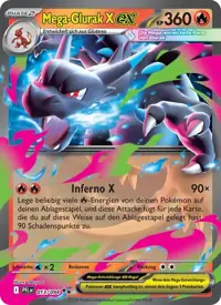 Mega-Glurak X-ex 013/094 – Fatale Flammen (PFL), Pokémon-Karte Deutsch