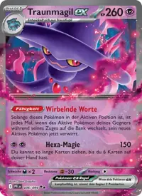 Traunmagil-ex 036/094 – Fatale Flammen (PFL), Pokémon-Karte Deutsch
