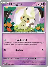 Mimigma 042/094 – Fatale Flammen (PFL), Pokémon-Karte Deutsch