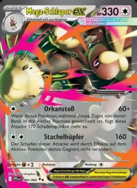 Mega-Schlapor-ex 084/094 – Fatale Flammen (PFL), Pokémon-Karte Deutsch