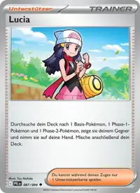 Lucia 087/094 – Fatale Flammen (PFL), Pokémon-Karte Deutsch