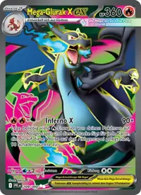 Mega-Glurak X-ex 109/094 – Fatale Flammen (PFL), Pokémon-Karte Deutsch