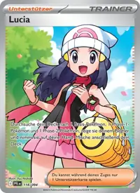 Lucia 118/094 – Fatale Flammen (PFL), Pokémon-Karte Deutsch