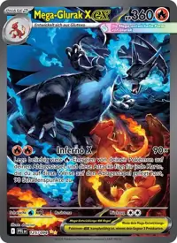 Mega-Glurak X-ex 125/094 – Fatale Flammen (PFL), Pokémon-Karte Deutsch