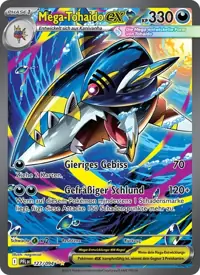 Mega-Tohaido-ex 127/094 – Fatale Flammen (PFL), Pokémon-Karte Deutsch