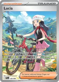 Lucia 129/094 – Fatale Flammen (PFL), Pokémon-Karte Deutsch