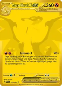Mega-Glurak X-ex 130/094 – Fatale Flammen (PFL), Pokémon-Karte Deutsch