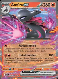 Amfira-ex 016/088 – Optimale Ordnung (POR), Pokémon-Karte Deutsch