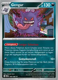 Gengar 050/088 – Optimale Ordnung (POR), Pokémon-Karte Deutsch