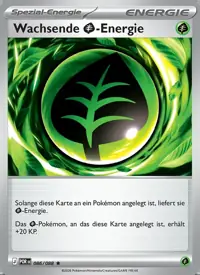 Wachsende Grass-Energie 086/088 – Optimale Ordnung (POR), Pokémon-Karte Deutsch