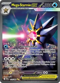 Mega-Starmie-ex 118/088 – Optimale Ordnung (POR), Pokémon-Karte Deutsch