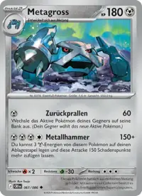 Metagross 061/086 – Wachsendes Chaos (CRI), Pokémon-Karte Deutsch