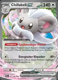 Chillabell-ex 073/086 – Wachsendes Chaos (CRI), Pokémon-Karte Deutsch