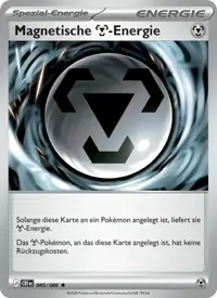 Magnetische Metal-Energie 085/086 – Wachsendes Chaos (CRI), Pokémon-Karte Deutsch