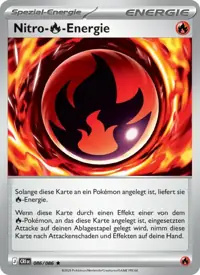 Nitro-Fire-Energie 086/086 – Wachsendes Chaos (CRI), Pokémon-Karte Deutsch