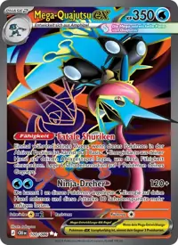 Mega-Quajutsu-ex 100/086 – Wachsendes Chaos (CRI), Pokémon-Karte Deutsch