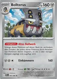 Bollterus 062/084 – Dunkelnacht (PBL), Pokémon-Karte Deutsch