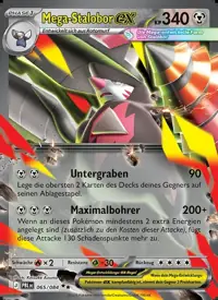 Mega-Stalobor-ex 065/084 – Dunkelnacht (PBL), Pokémon-Karte Deutsch