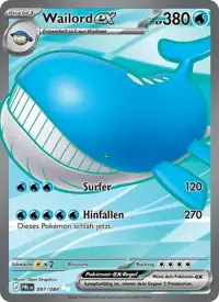 Wailord-ex 097/084 – Dunkelnacht (PBL), Pokémon-Karte Deutsch