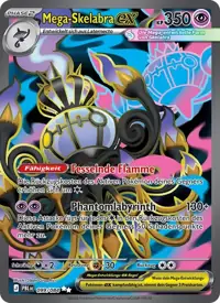 Mega-Skelabra-ex 099/084 – Dunkelnacht (PBL), Pokémon-Karte Deutsch